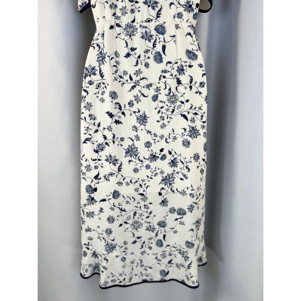 Greylin White Emma Ruffled Wrap Dress - Picture 11 of 15
